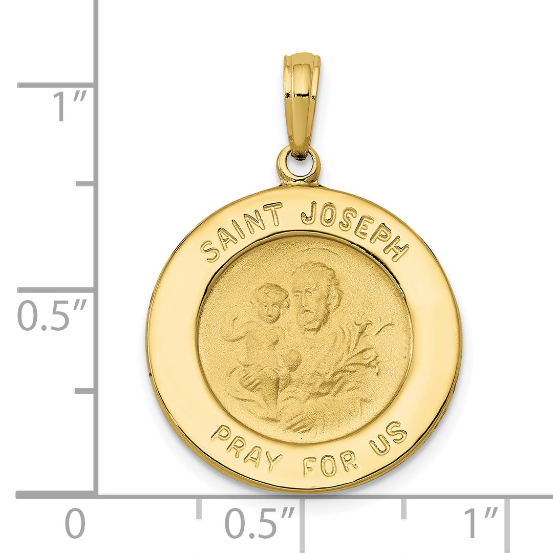 10k Saint Joseph Medal Pendant