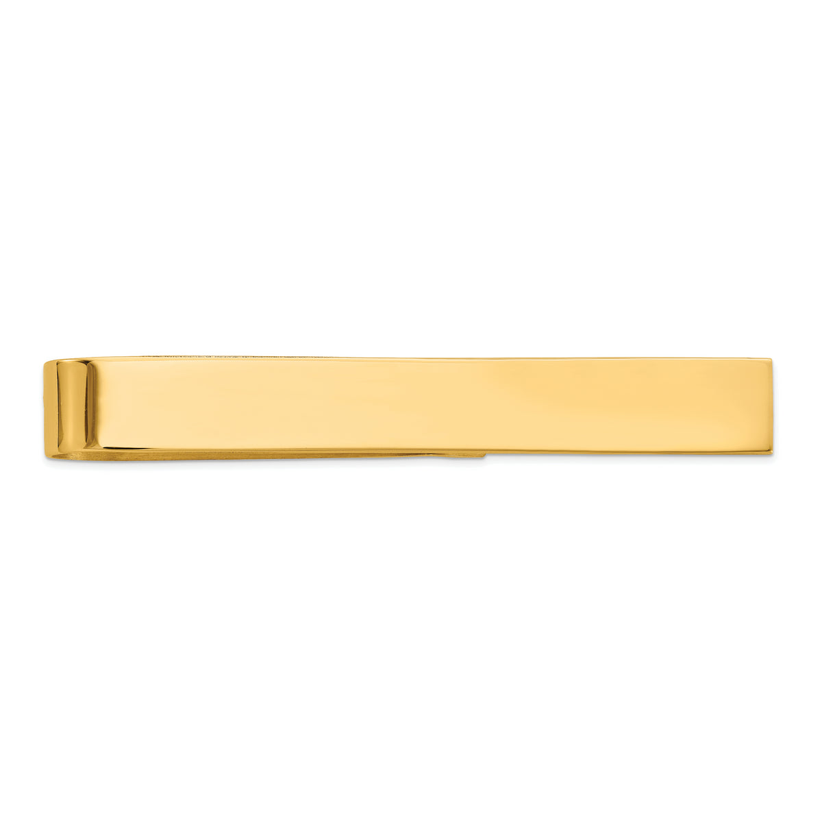 10k Men's Polished Tie Bar