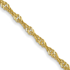 10k 1.4mm Singapore Chain