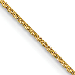 10k 1mm Parisian Wheat Chain