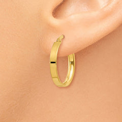 10k 3mm Small Hoop Earrings