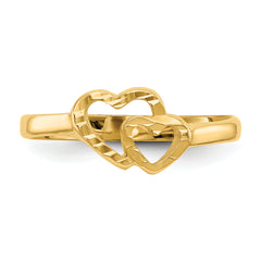 10k Children's Heart Ring