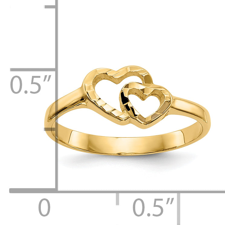 10k Children's Heart Ring