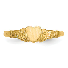 10k Childs Heart Ring