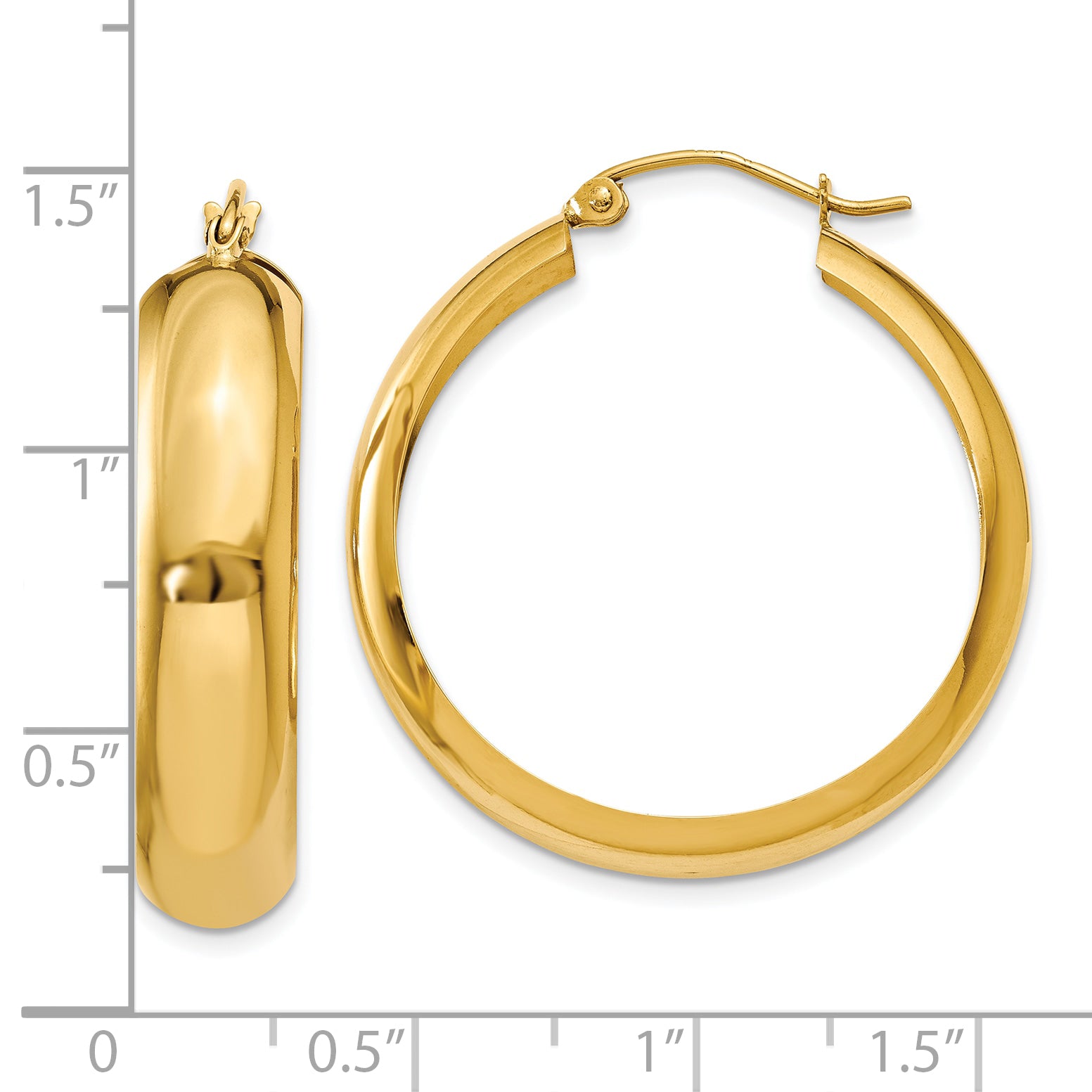 10k Hoop Earrings