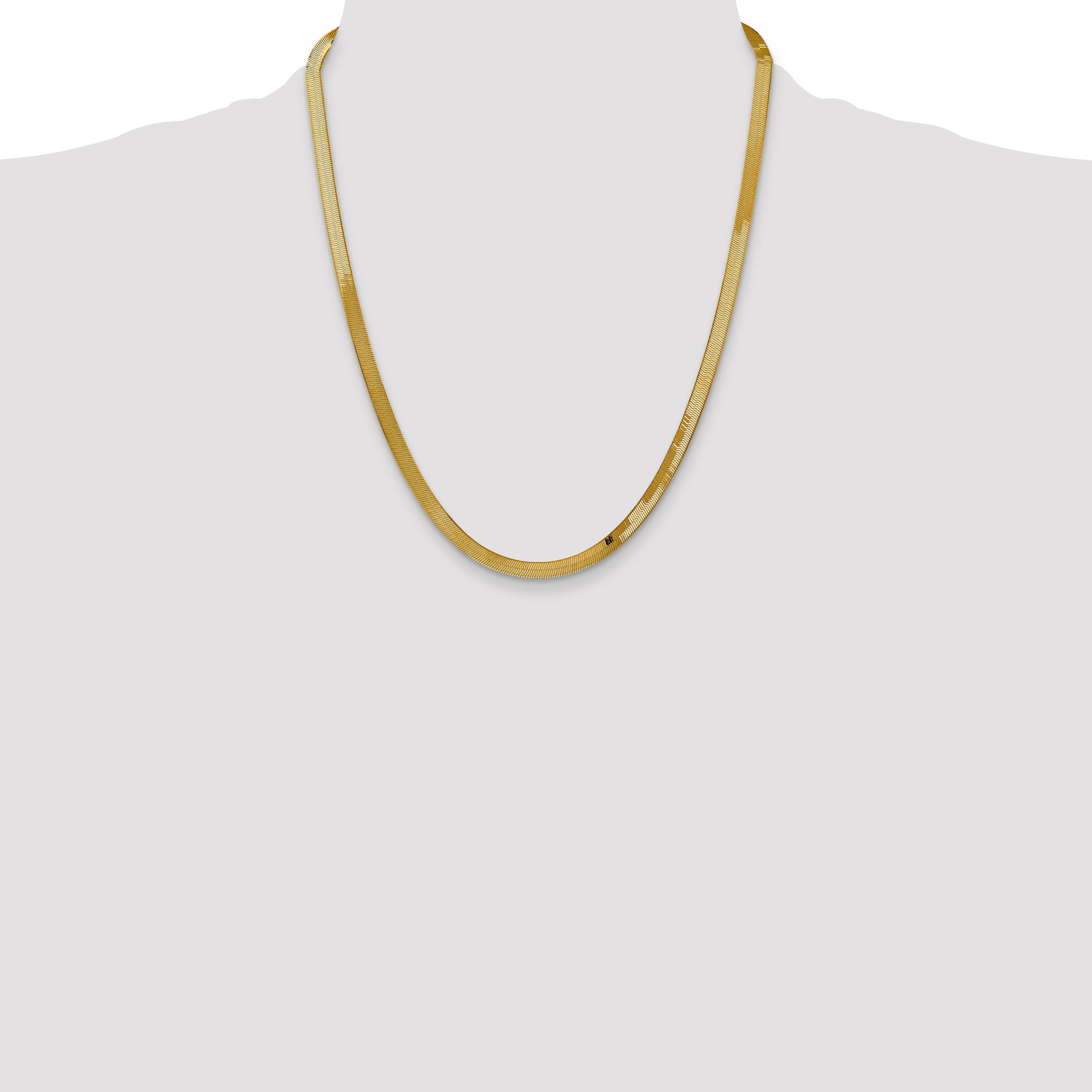 10k 4mm Silky Herringbone Chain