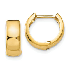 10k Hinged Hoop Earrings