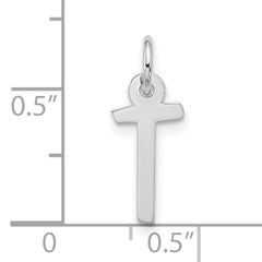 10kw Large Slanted Block Initial T Charm