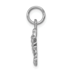 10k White Gold Scorpion Charm