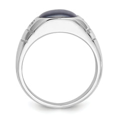 10K White Gold Gents Ring Mounting