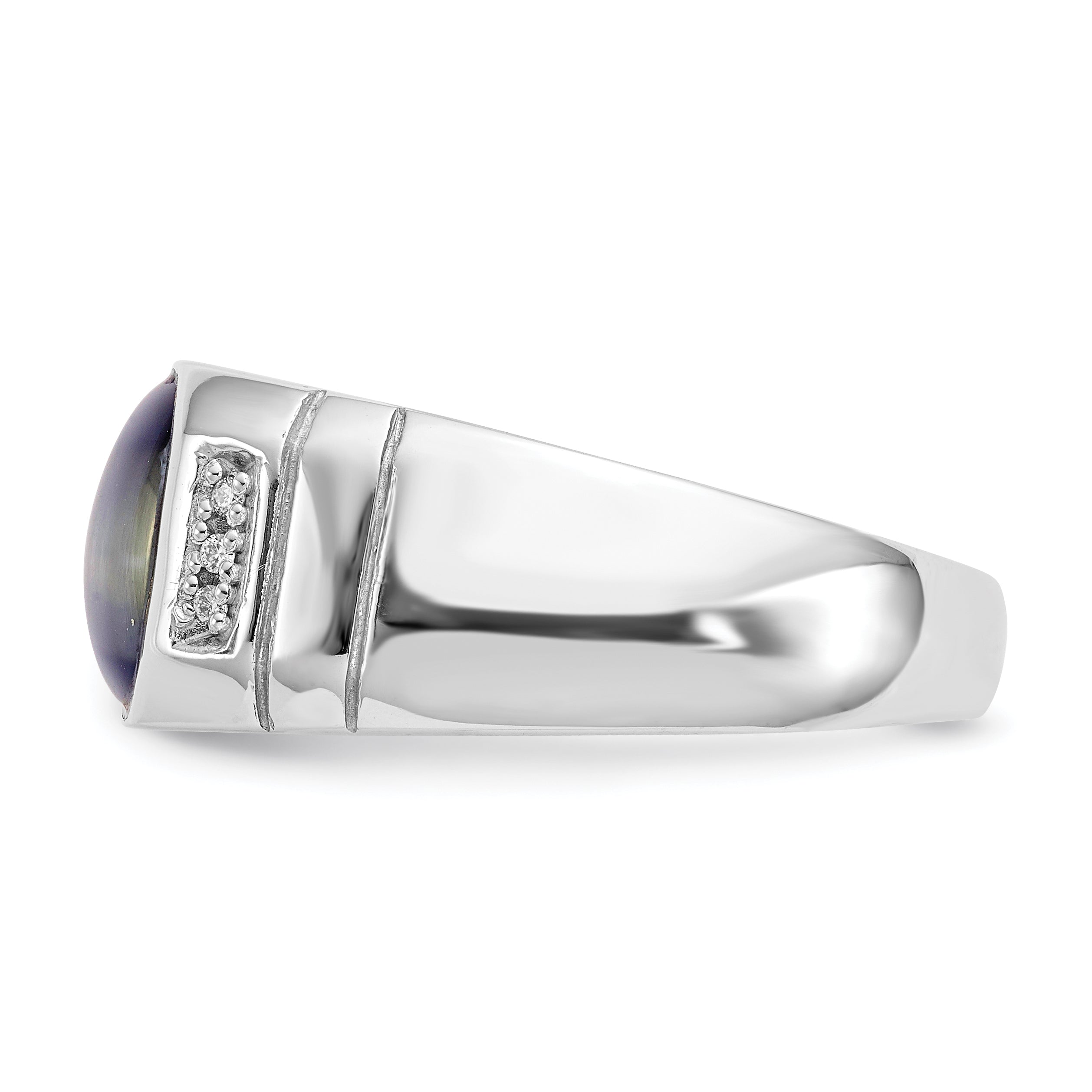 10K White Gold Gents Ring Mounting