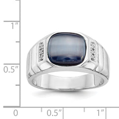 10K White Gold Gents Ring Mounting