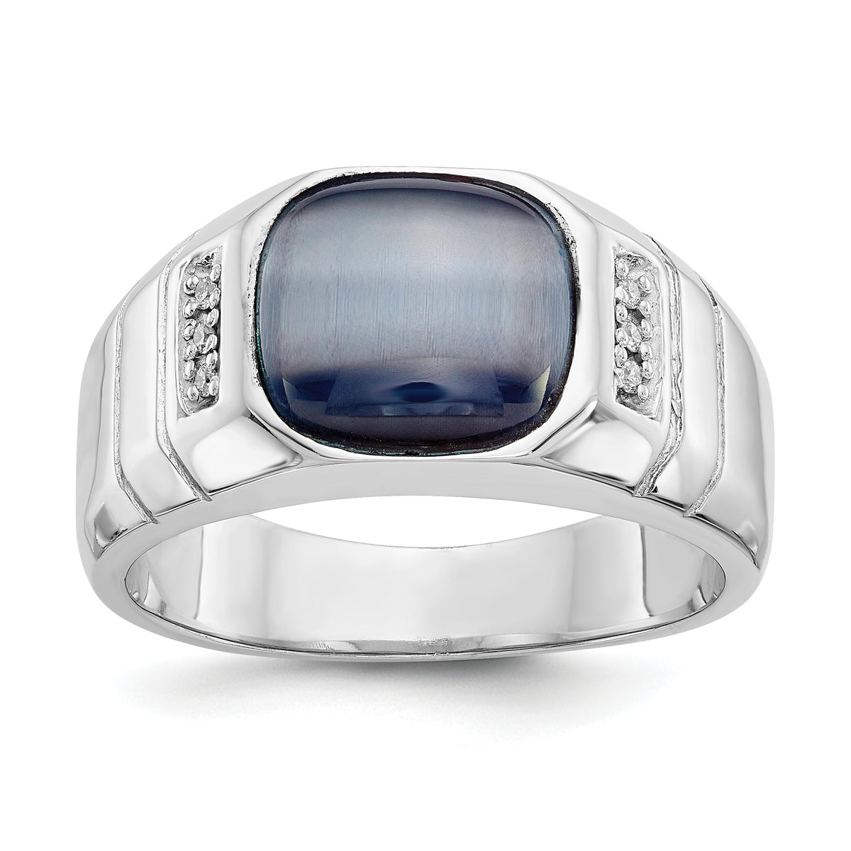 10K White Gold Gents Ring Mounting