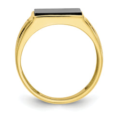 10K Gents Polished Ring Mounting