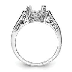 10k White Gold Ladies Ring Mounting