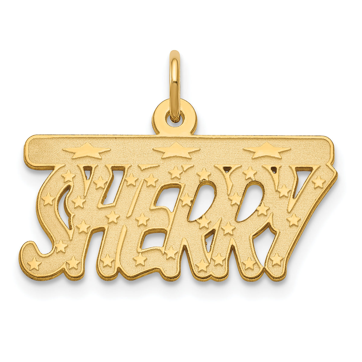 10KY Satin Bellamy Font Name Plate