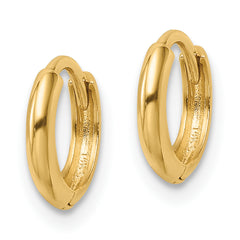 10k Polished Hinged Hoop Earrings