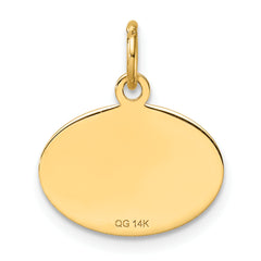 10k Oval CLASS OF 2023 Charm