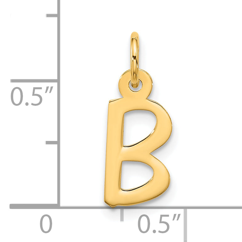 10k Large Slanted Block Initial B Charm