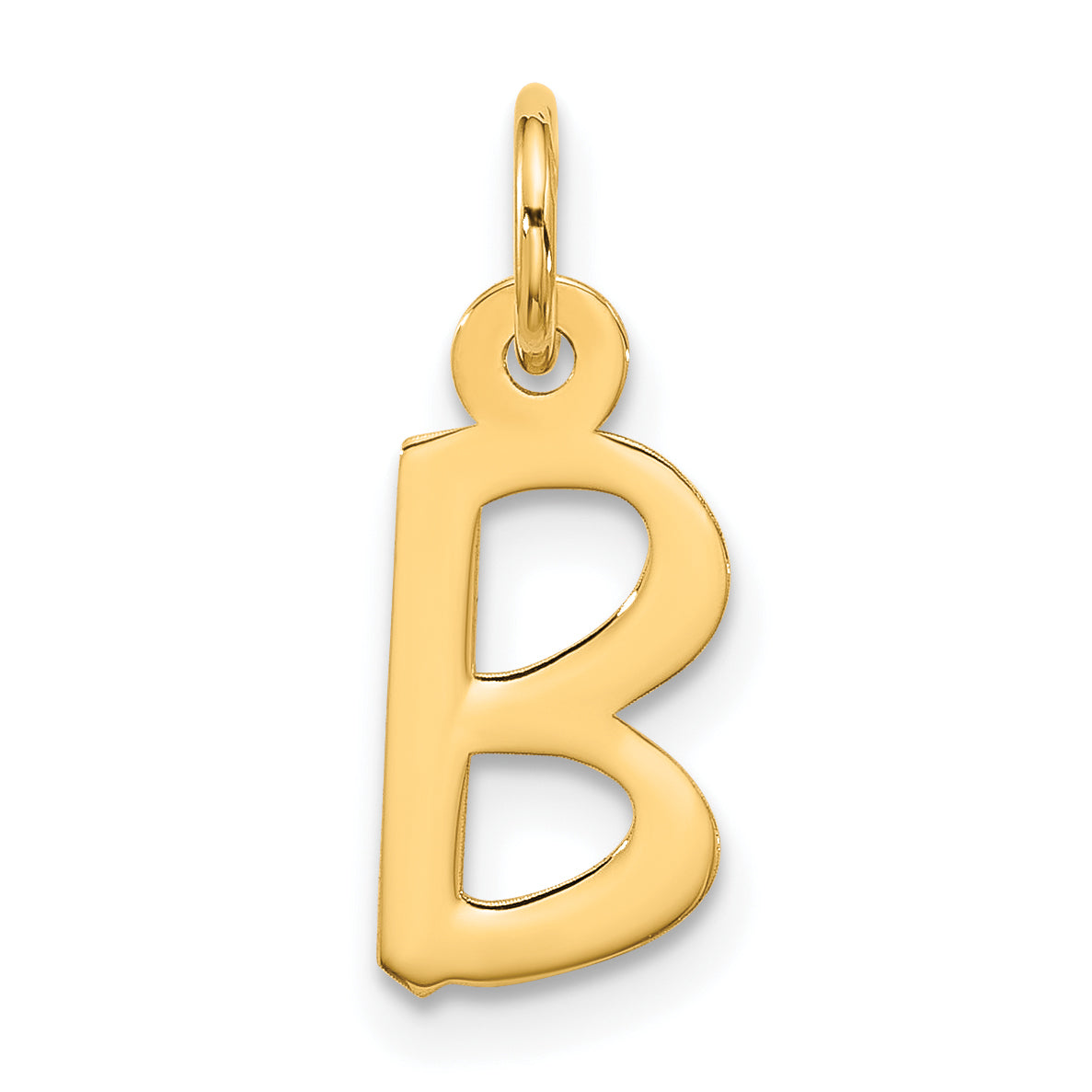 10k Large Slanted Block Initial B Charm