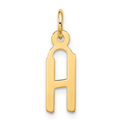 10k Large Slanted Block Initial H Charm