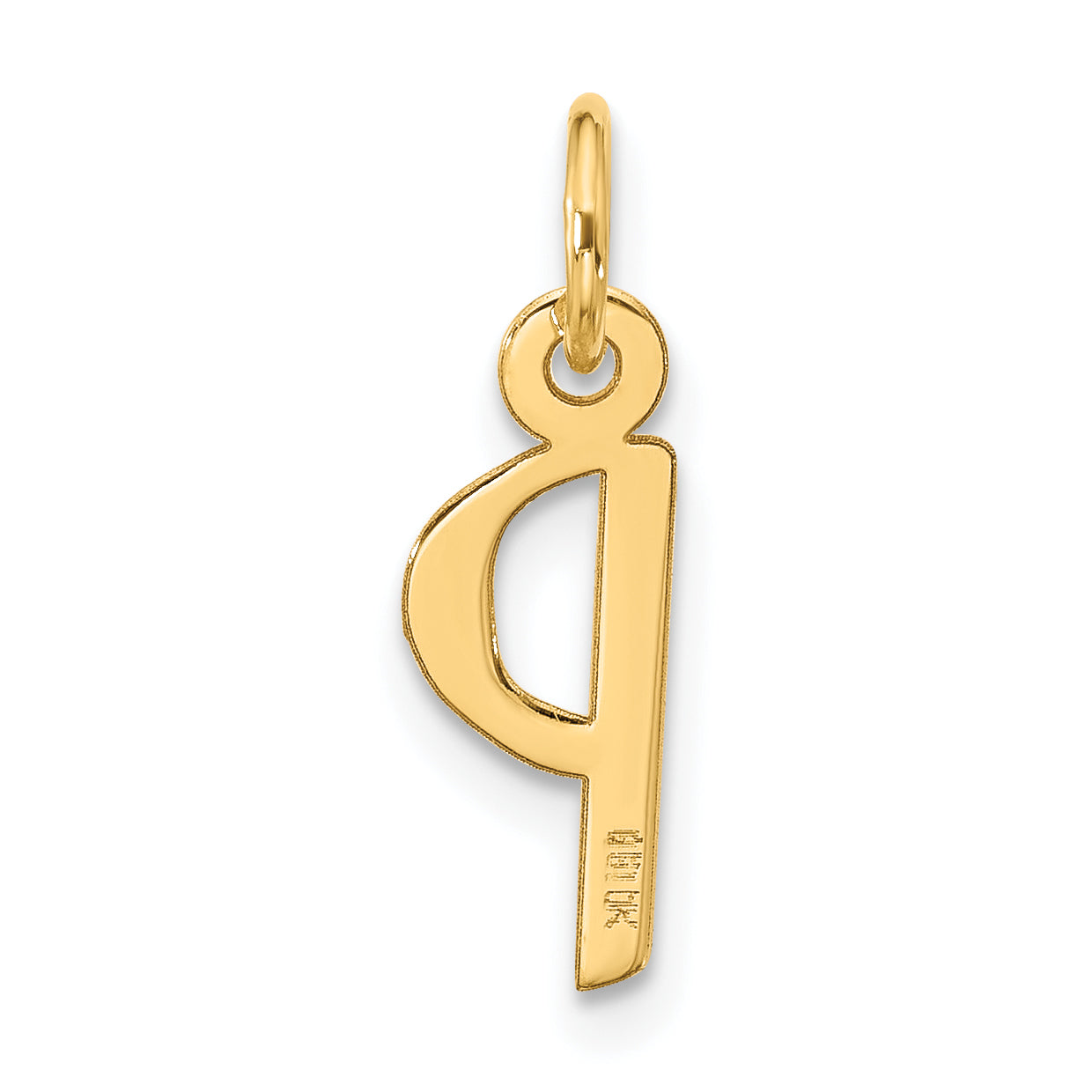 10k Large Slanted Block Initial P Charm