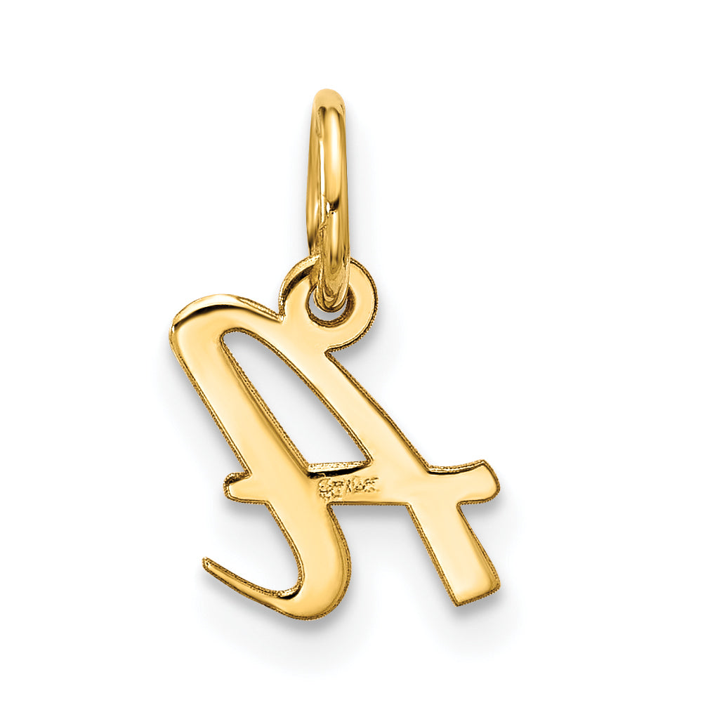 10k Small Script Initial A Charm