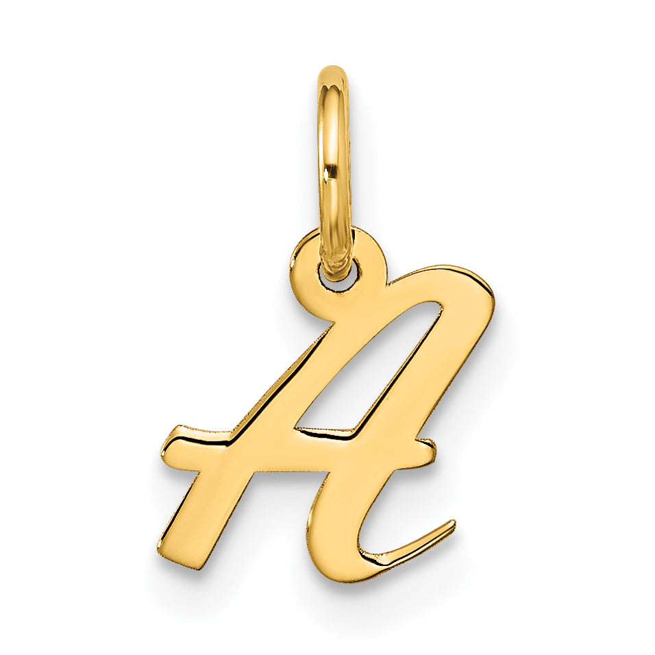 10k Small Script Initial A Charm