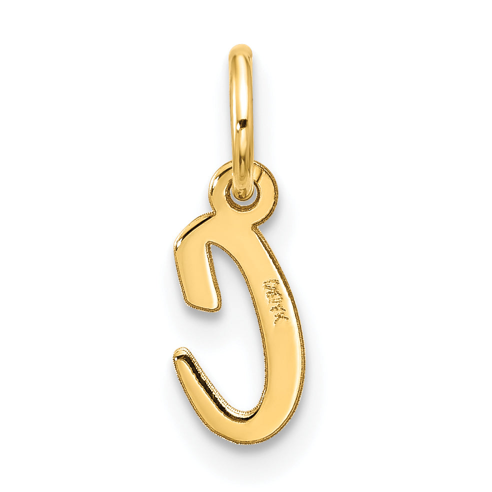 10k Small Script Initial C Charm