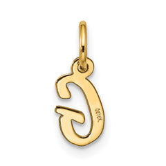 10k Small Script Initial G Charm