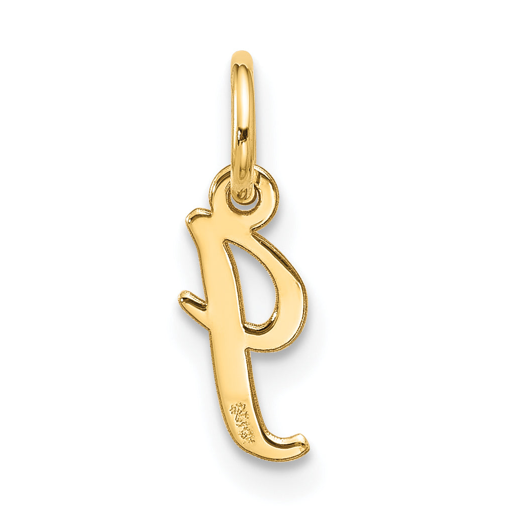 10k Small Script Initial I Charm