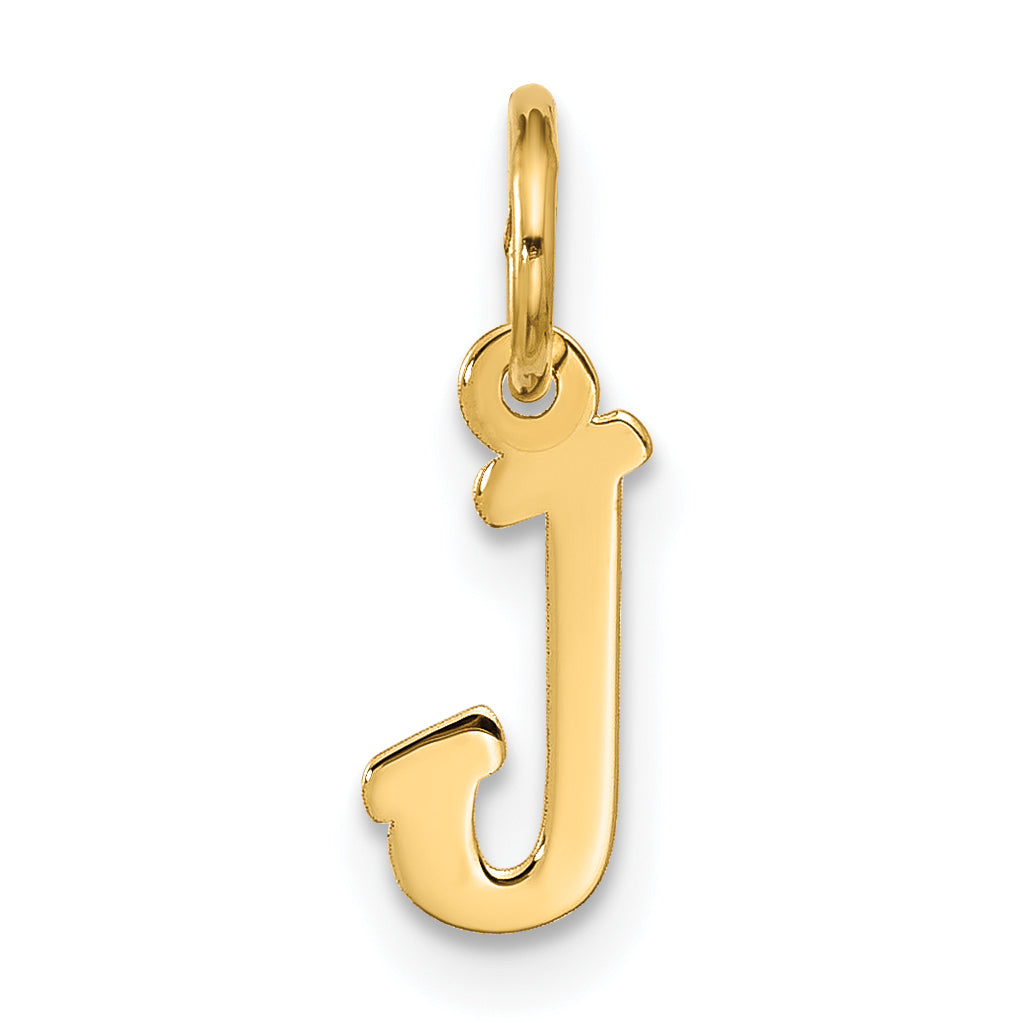 10k Small Script Initial J Charm