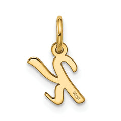 10k Small Script Initial K Charm