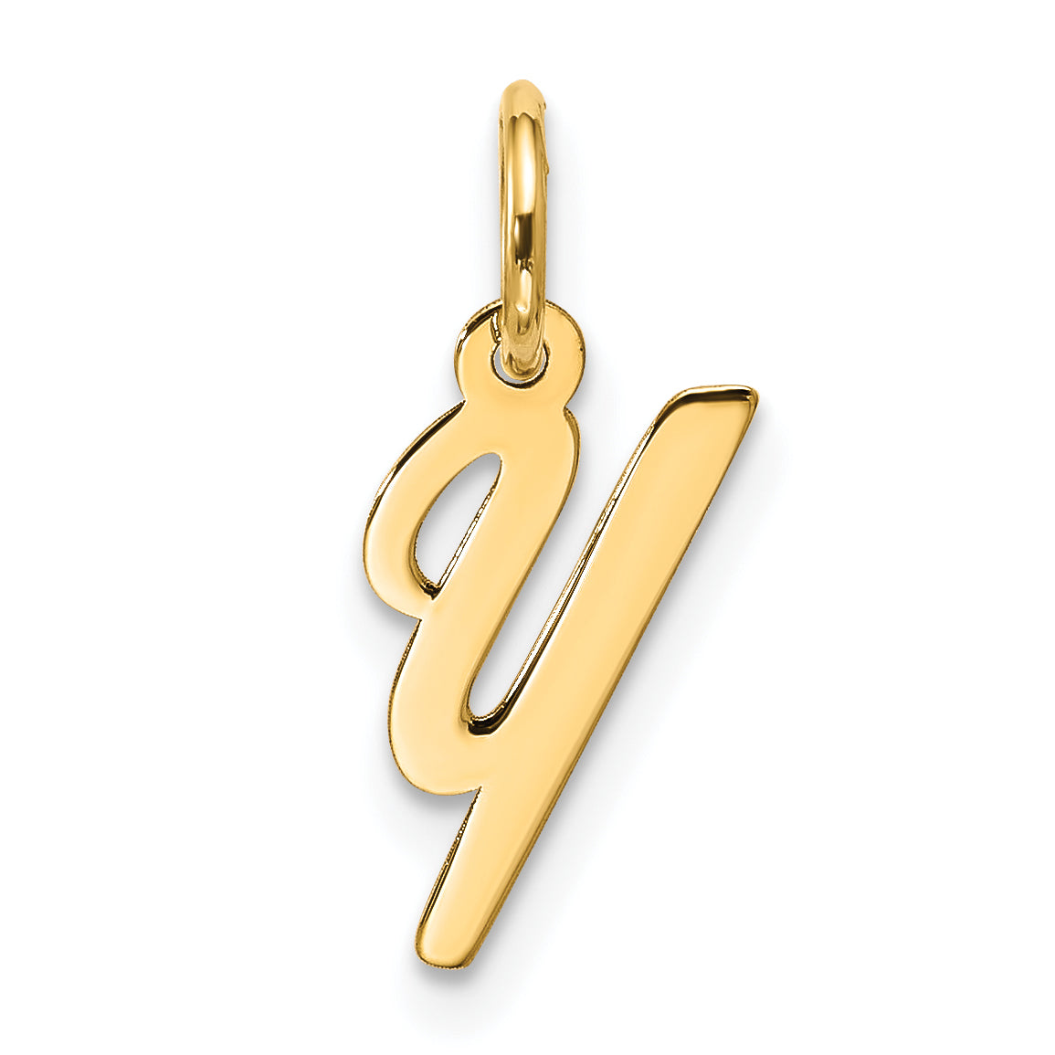 10k Small Script Initial Y Charm