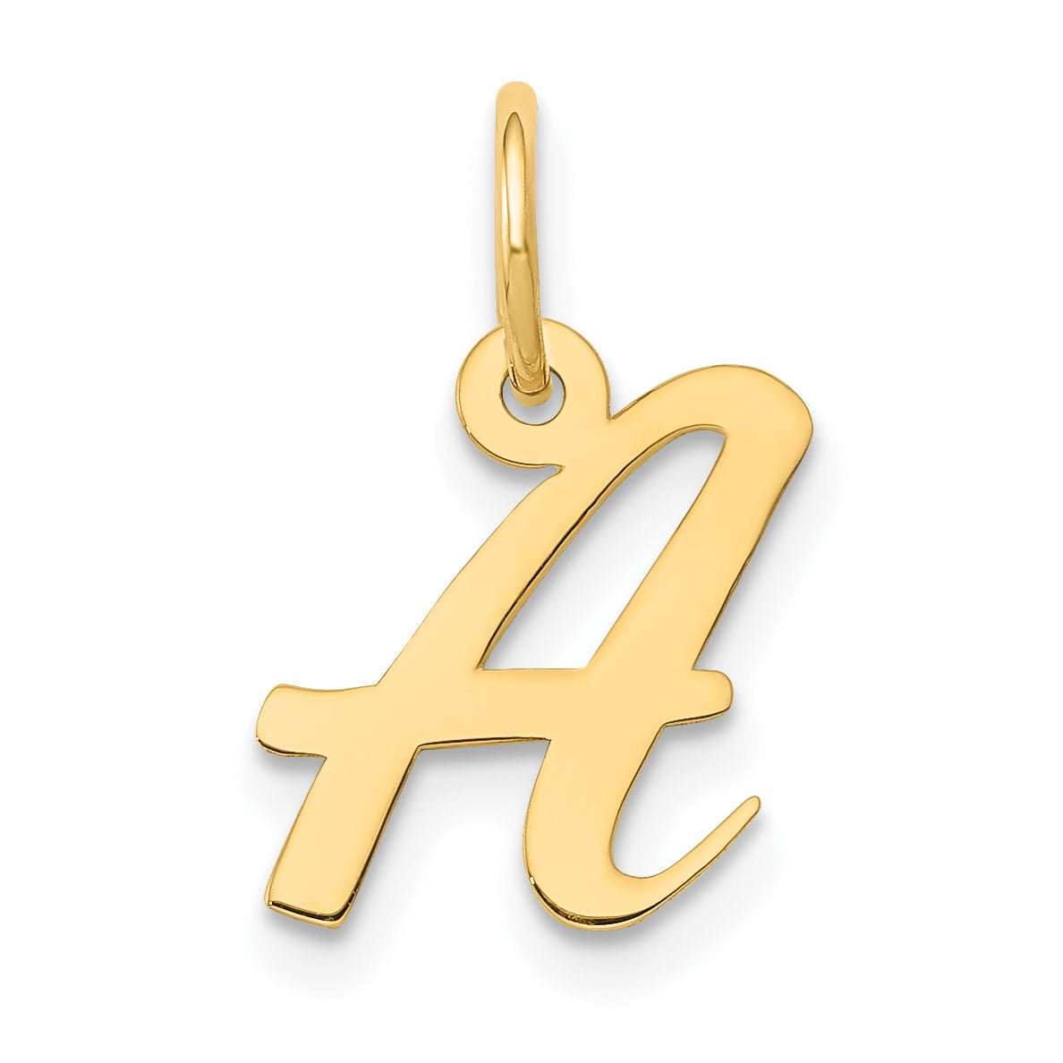 10k Small Script Initial A Charm