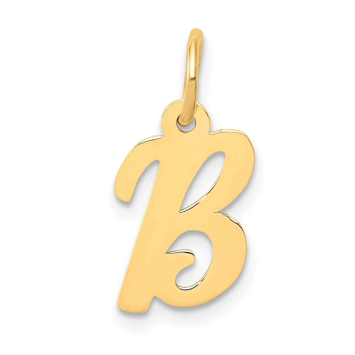 10k Small Script Initial B Charm