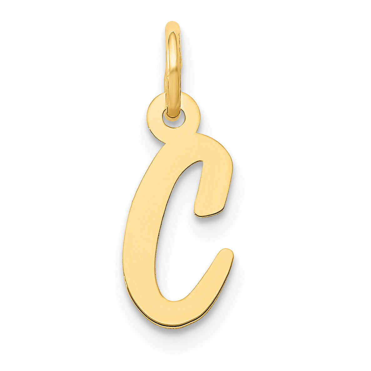 10k Small Script Initial C Charm