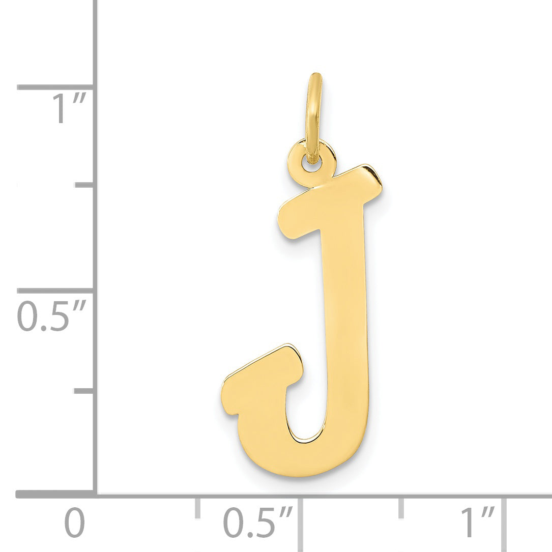 10k Small Script Initial J Charm