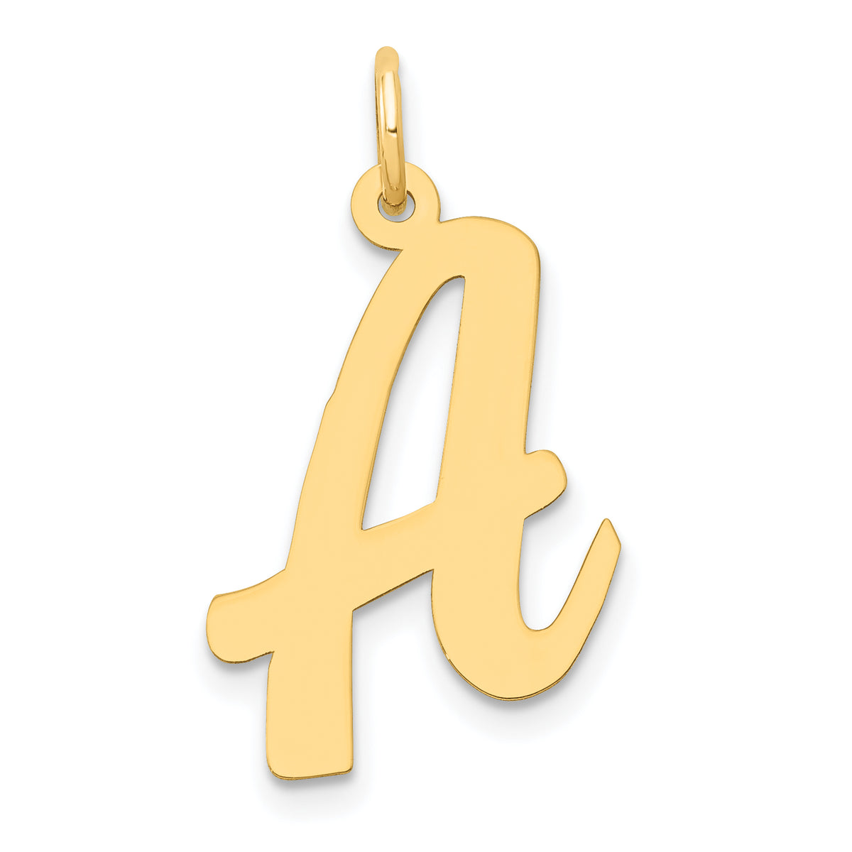 10k Large Script Letter A Initial Charm