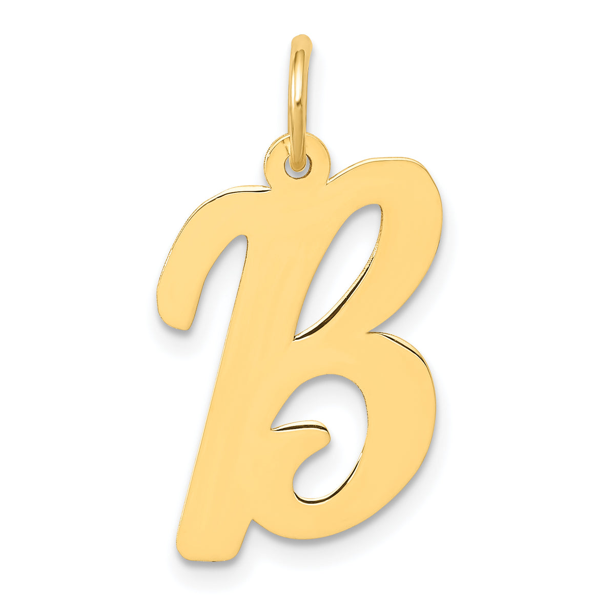 10k Large Script Letter B Initial Charm