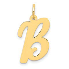 10k Large Script Letter B Initial Charm