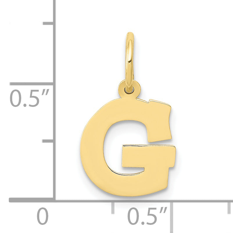 10k Small Block Initial G Charm