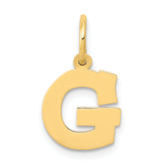 10k Small Block Initial G Charm