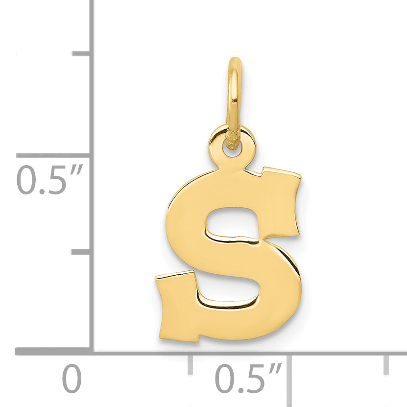 10k Small Block Initial S Charm