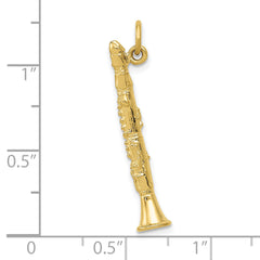 10k 3-D Clarinet Charm