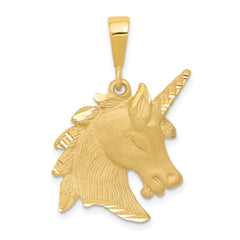 10k Unicorn Head Charm