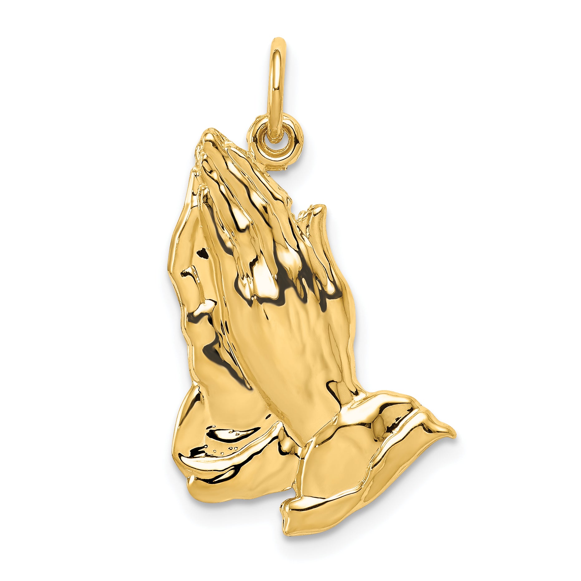 10k Praying Hands Pendant