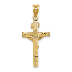 10k INRI Crucifix Charm