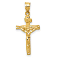 10k INRI Crucifix Charm