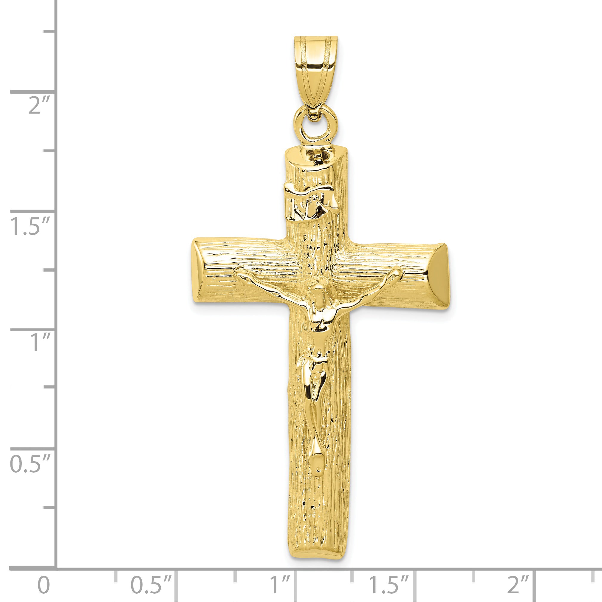 10k Crucifix Charm